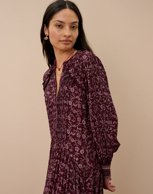 Patchwork Print Dress