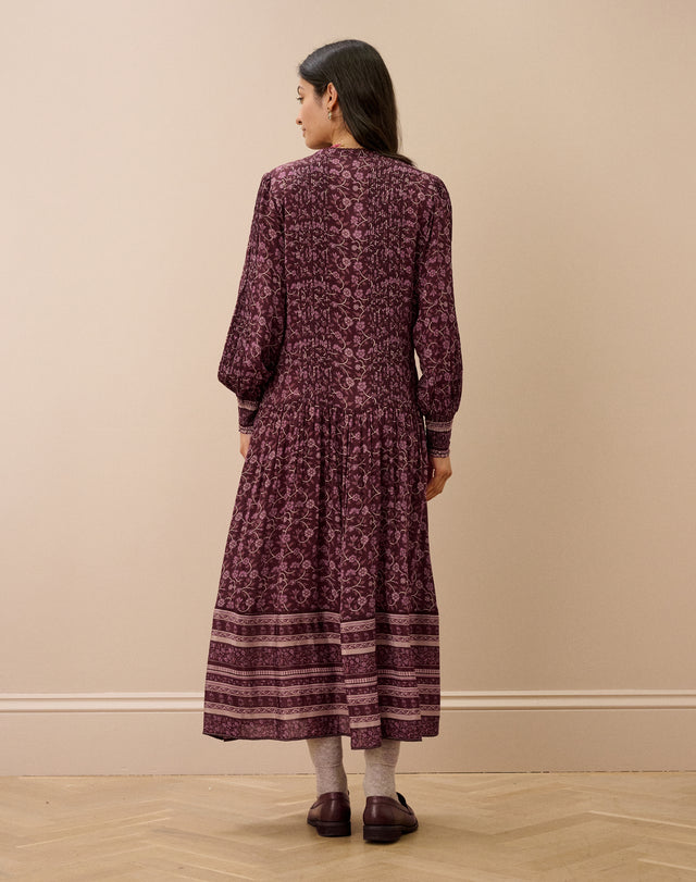Patchwork Print Dress