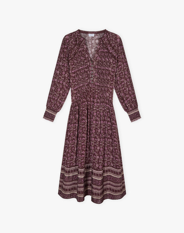 Patchwork Print Dress