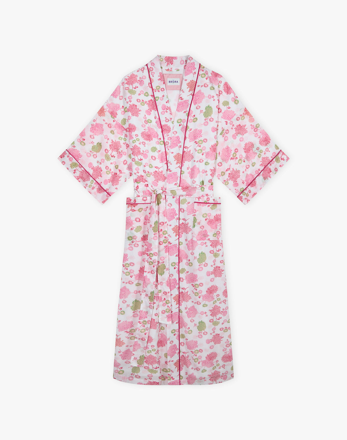 Organic Cotton Floral Dressing Gown