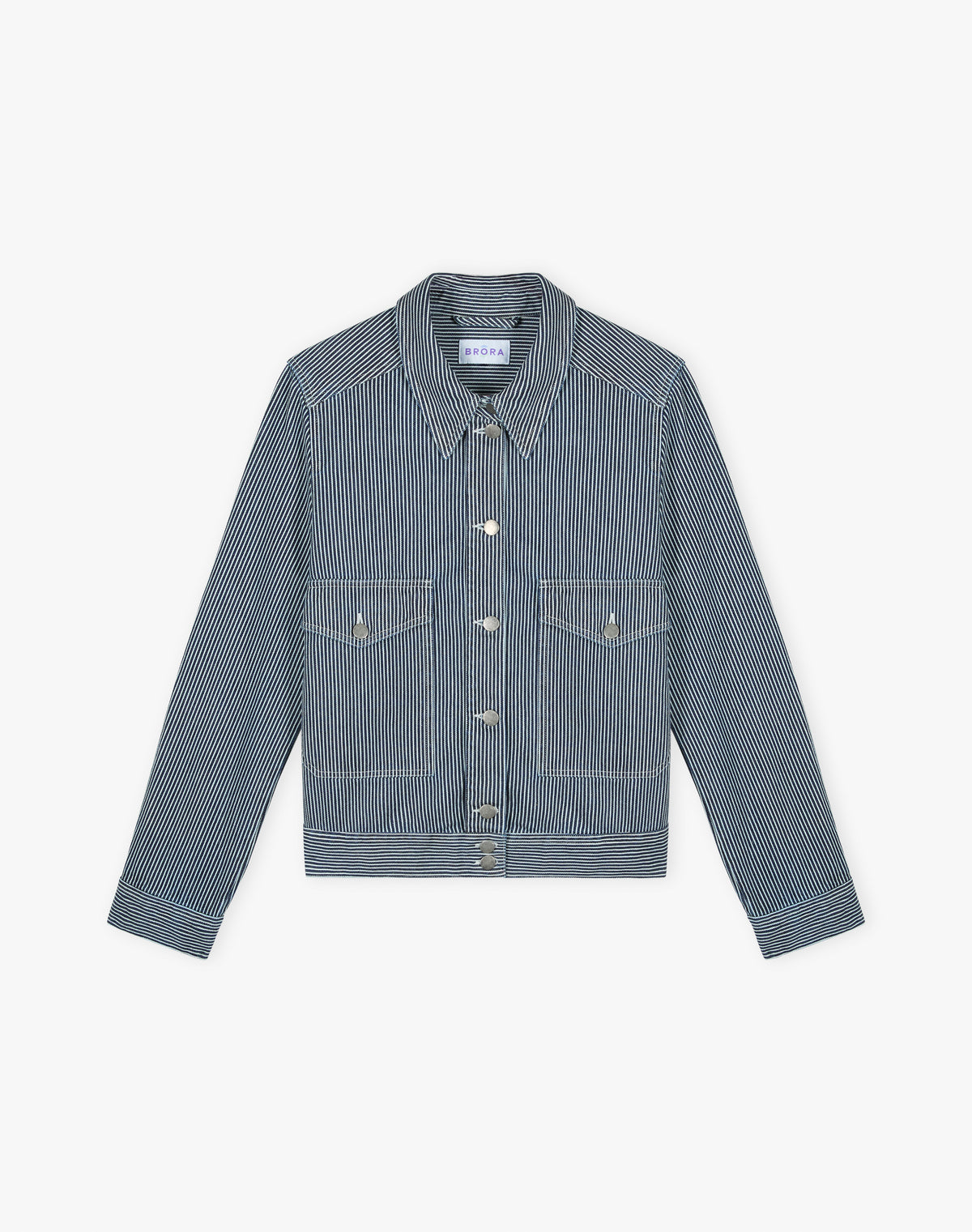 Stripe Cotton Canvas Jacket