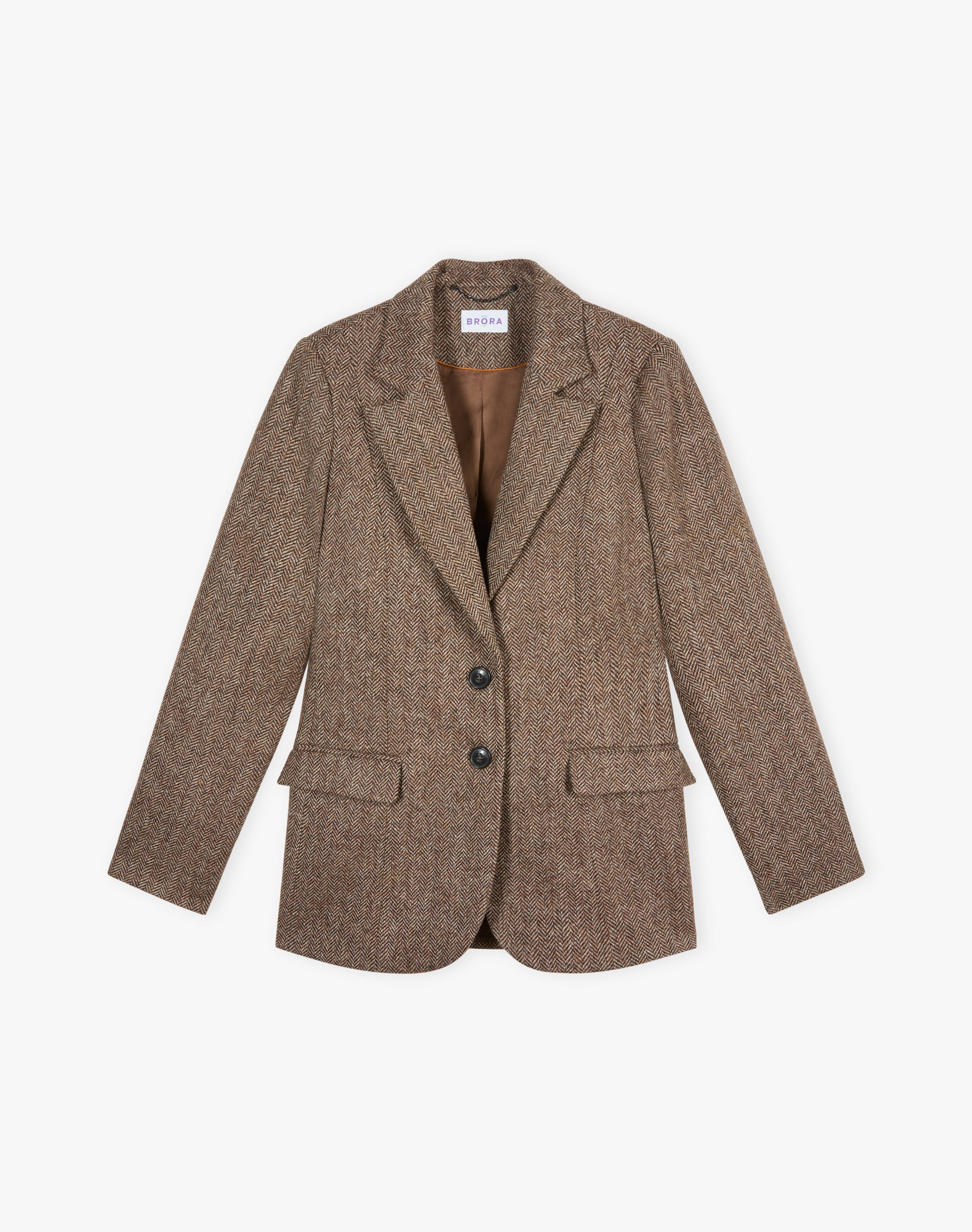 Herringbone Wool Blazer