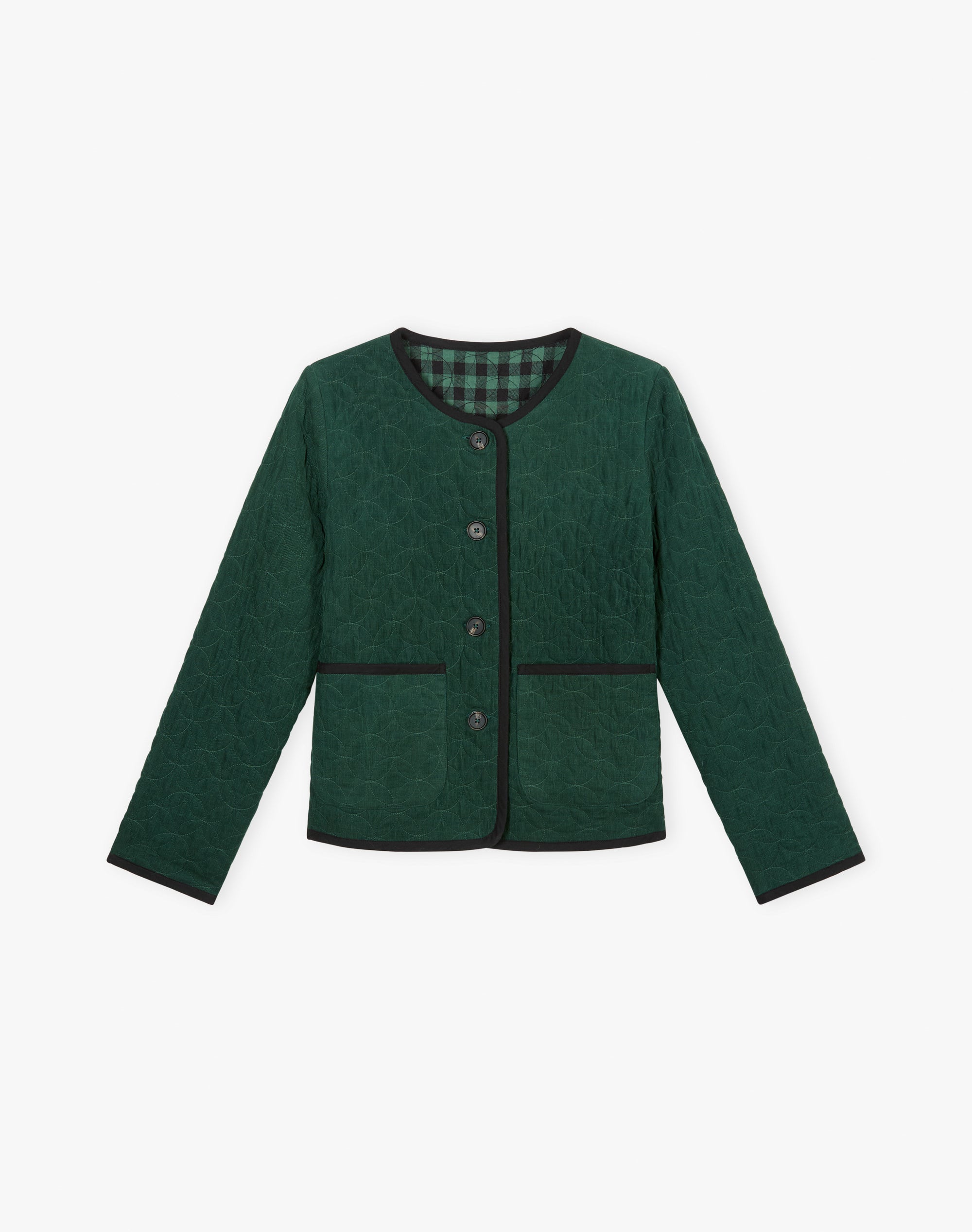 Quilted Cotton Cord Reversible Jacket