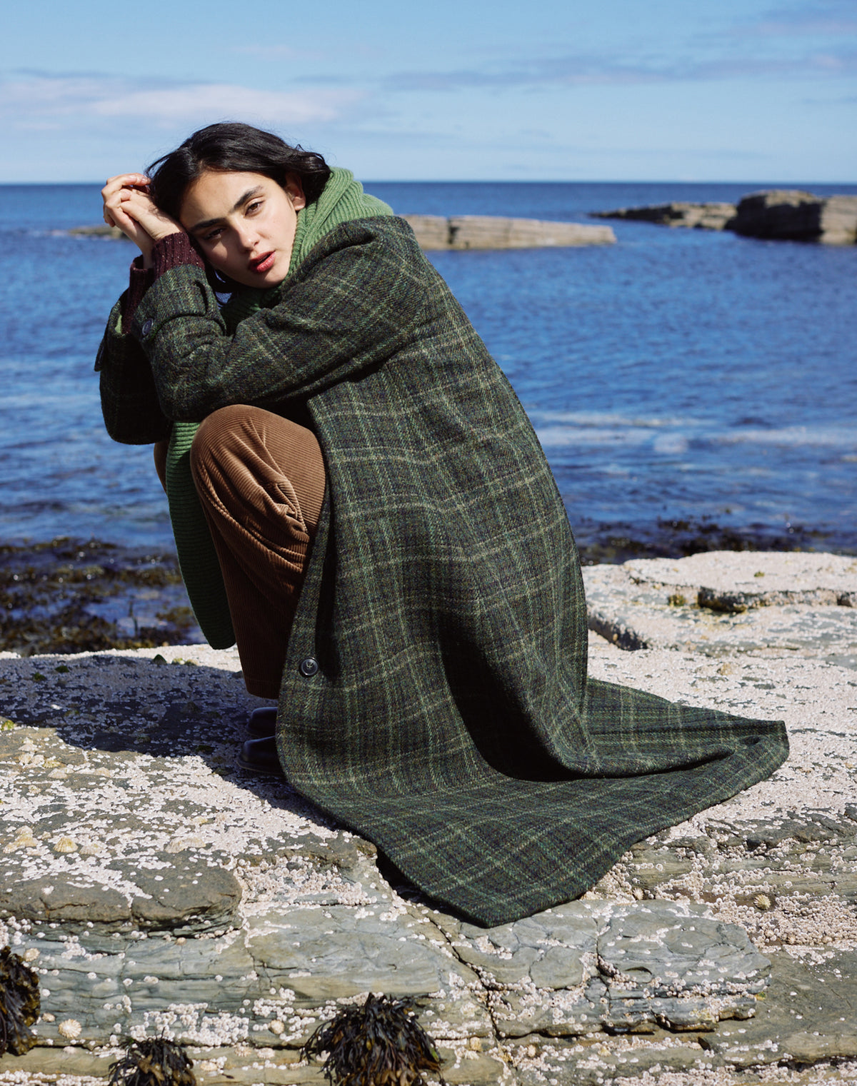 Harris Tweed Swing Coat