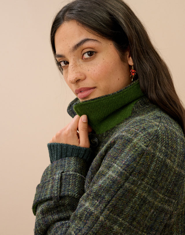 Harris Tweed Swing Coat