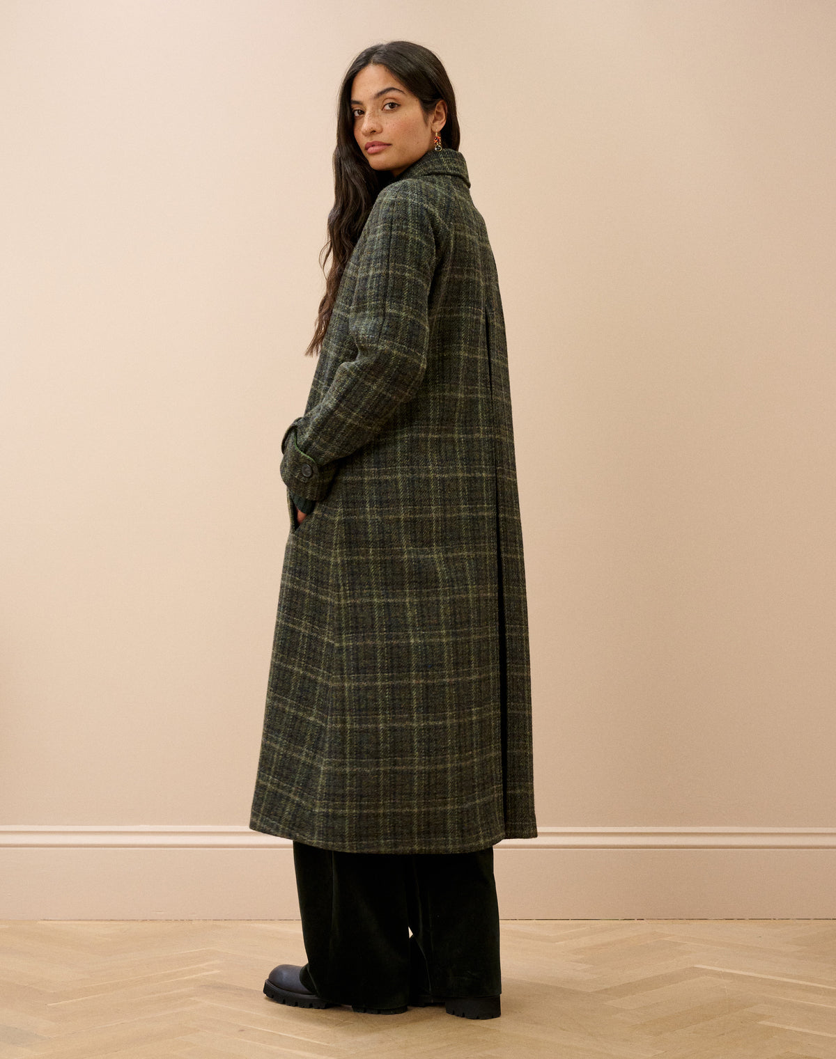 Harris Tweed Swing Coat