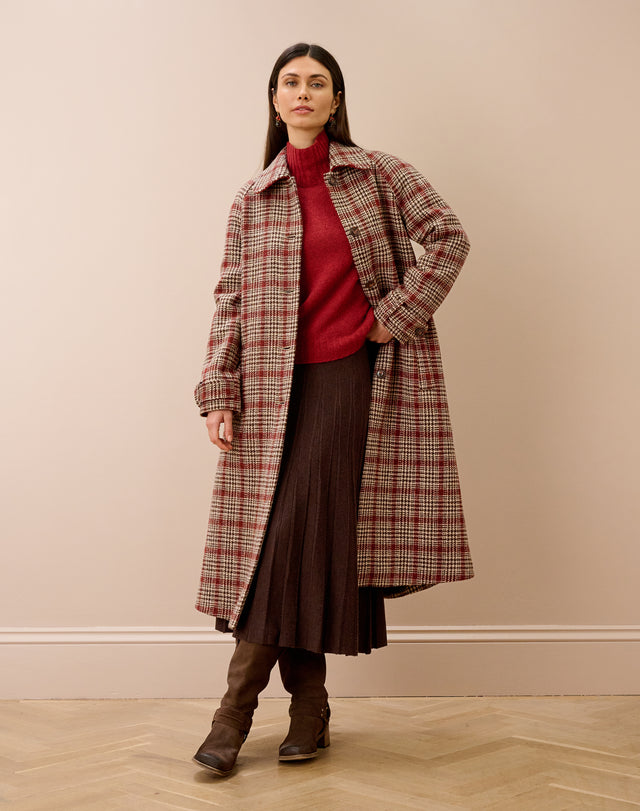 Harris Tweed Swing Coat