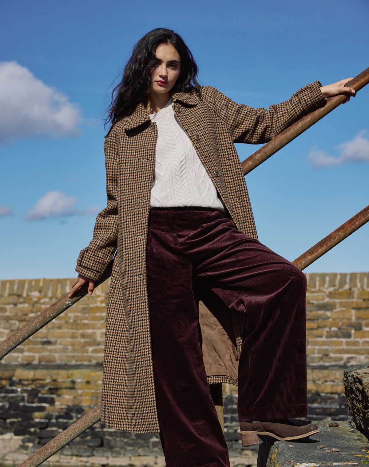 Harris Tweed Swing Coat