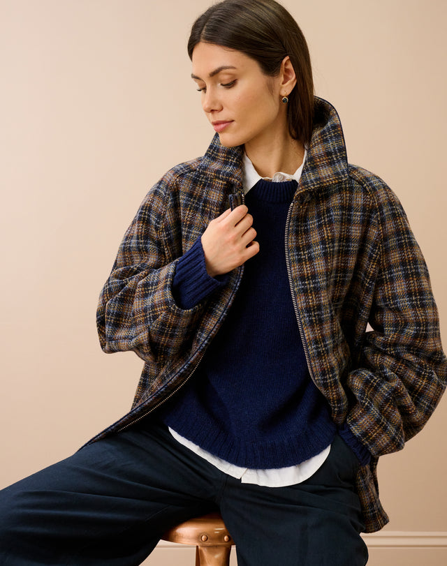 Harris Tweed Bomber Jacket