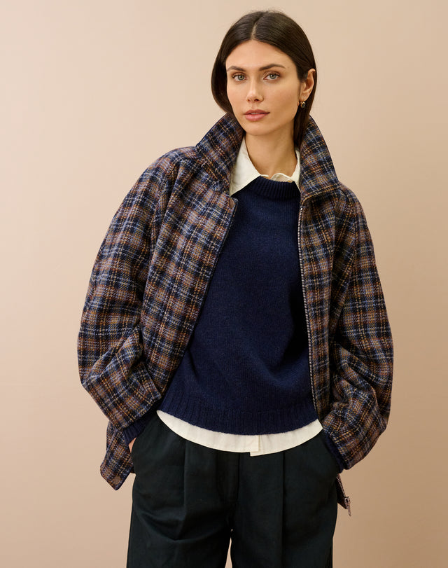Harris Tweed Bomber Jacket