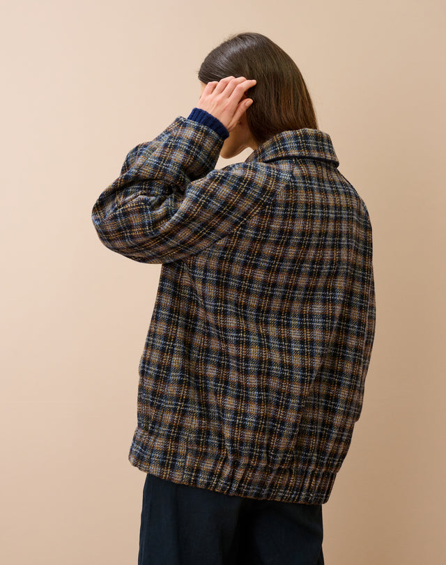Harris Tweed Bomber Jacket