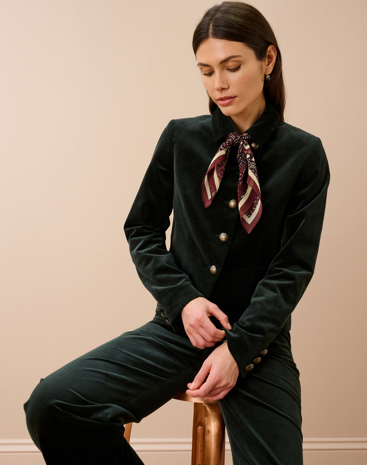 Cotton Velvet Jacket