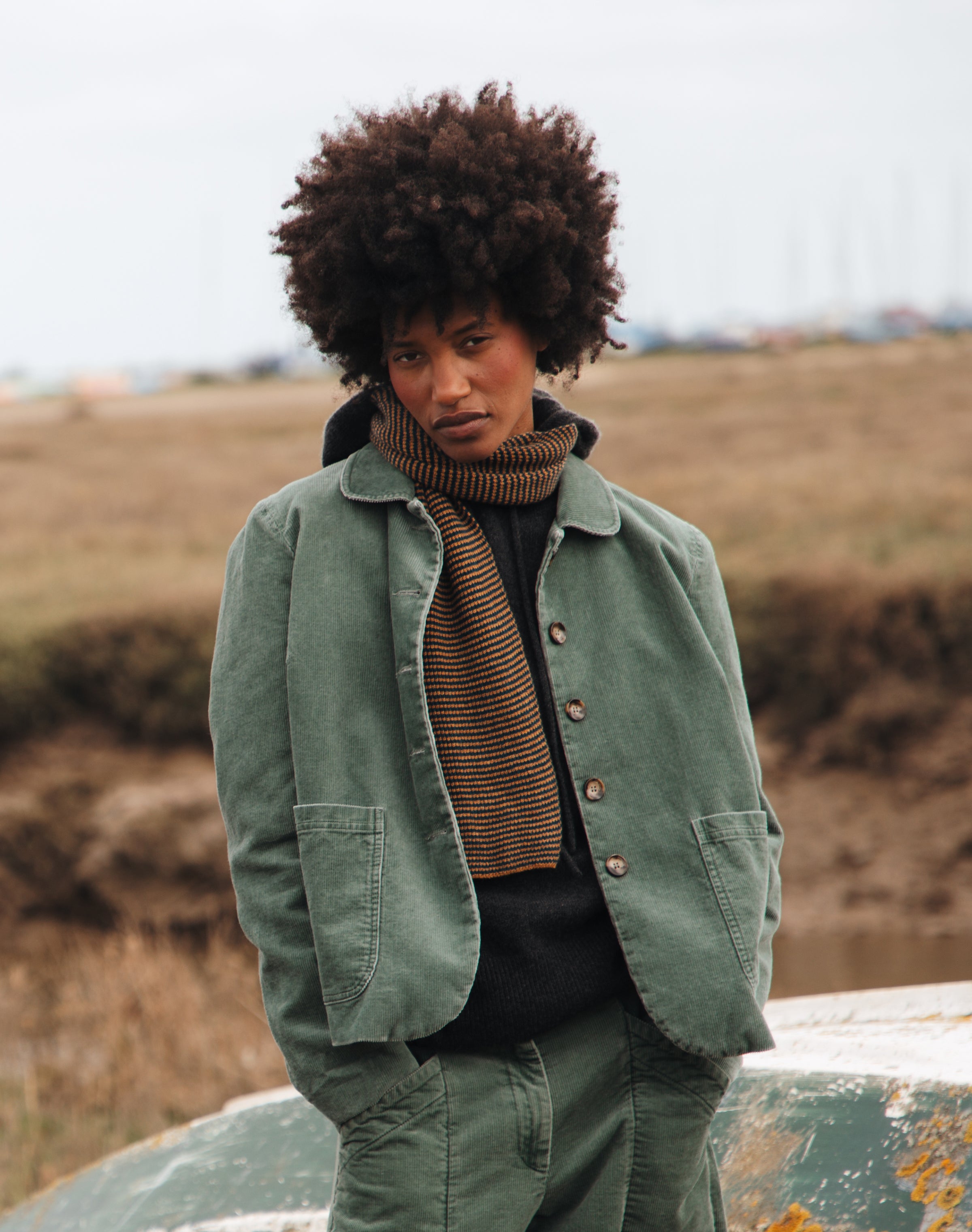 Laundered Organic Cord Utility Jacket