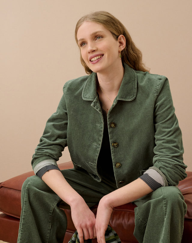 Laundered Organic Cord Utility Jacket