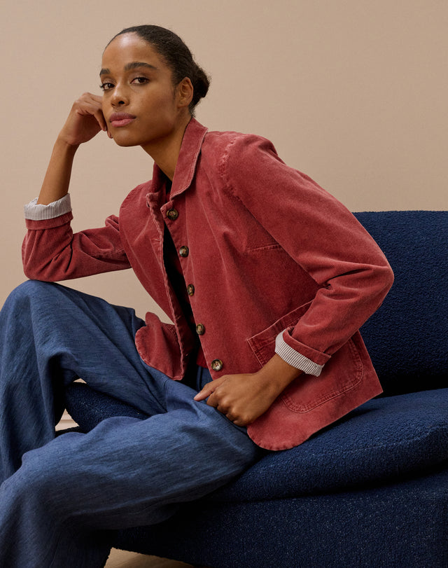 Laundered Organic Cord Utility Jacket