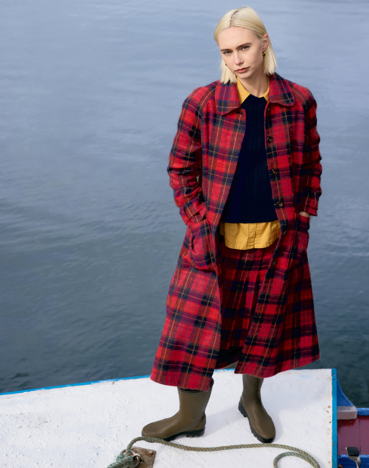 Scottish Mohair Wool Coat