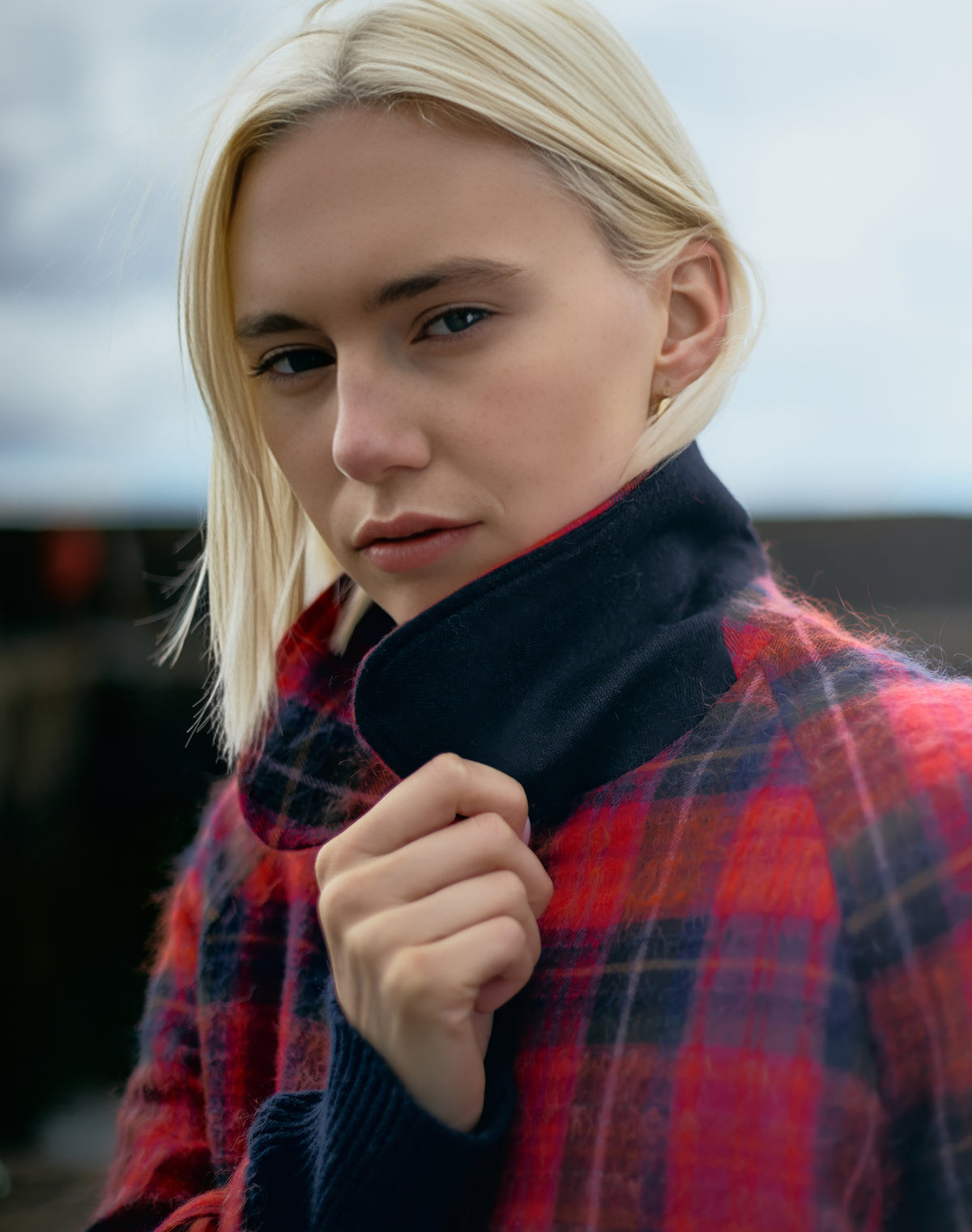 Scottish Mohair Wool Coat