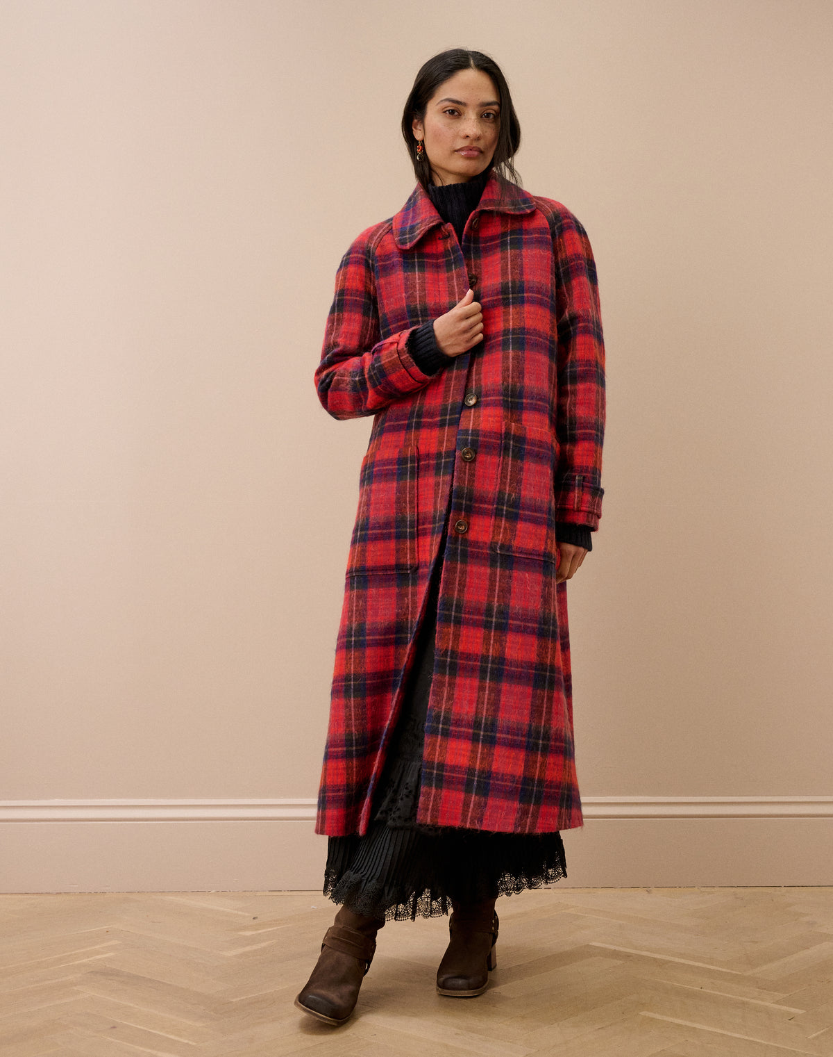 Scottish Mohair Wool Coat