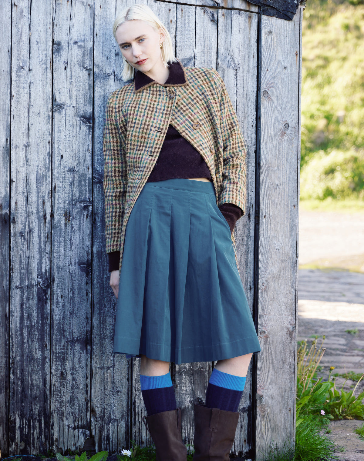 Harris Tweed Tailored Coat