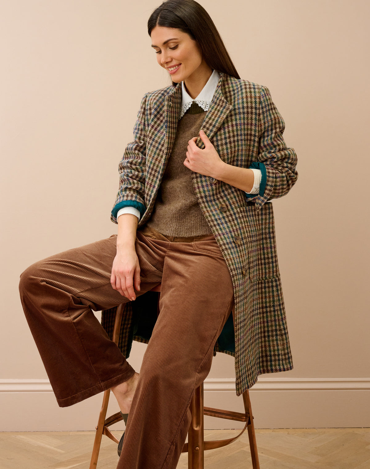 Harris Tweed Tailored Coat