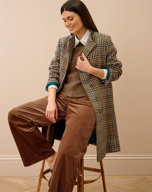 Harris Tweed Tailored Coat