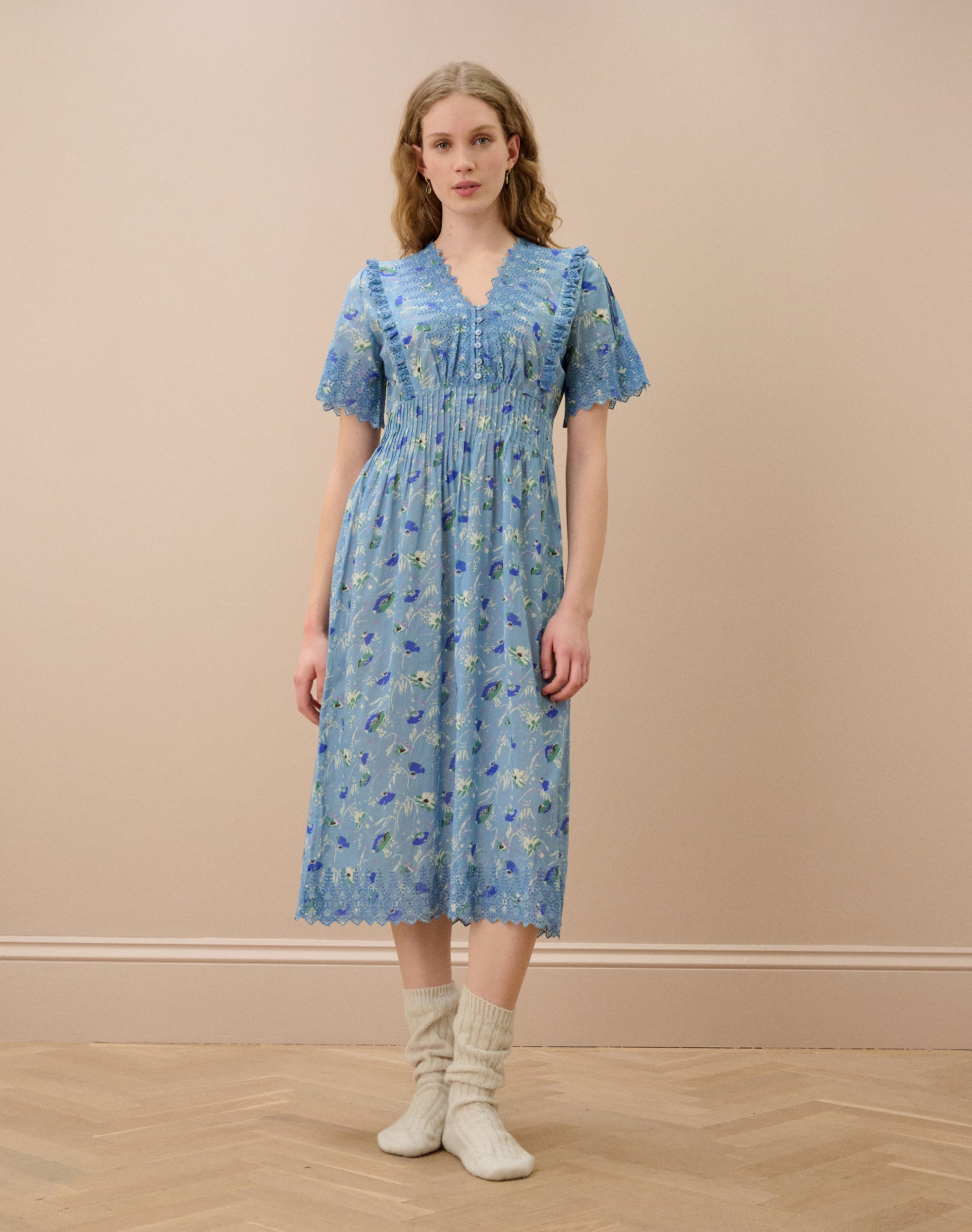 Cotton Floral Print Nighty