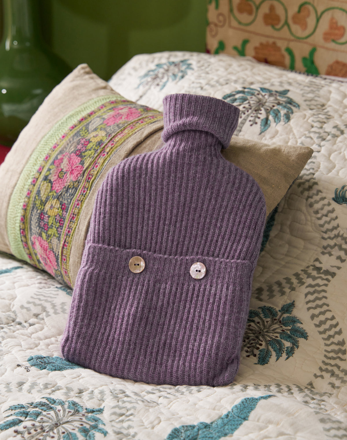 Cashmere Hot Water Bottle Cover