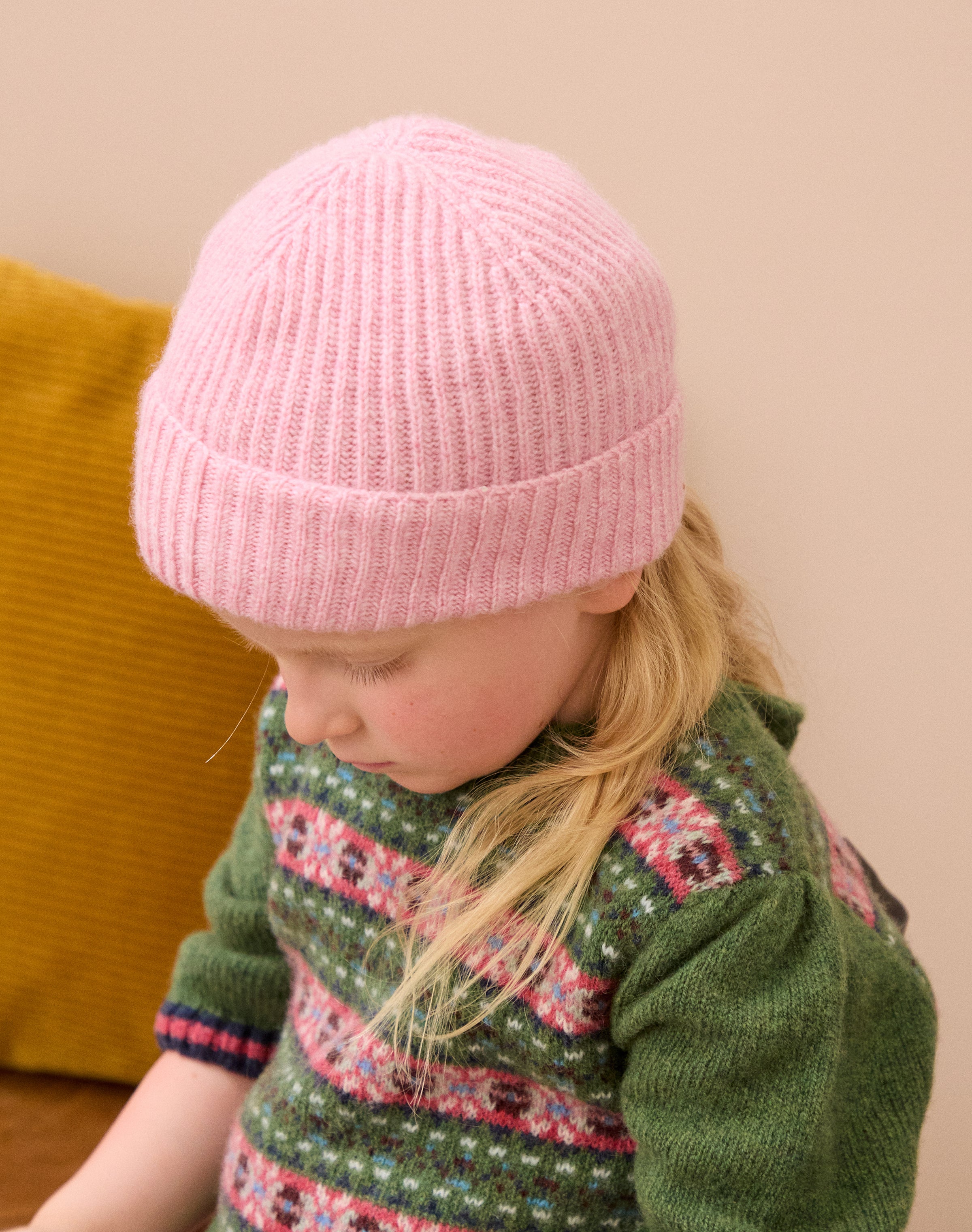 Cashmere Ribbed Hat