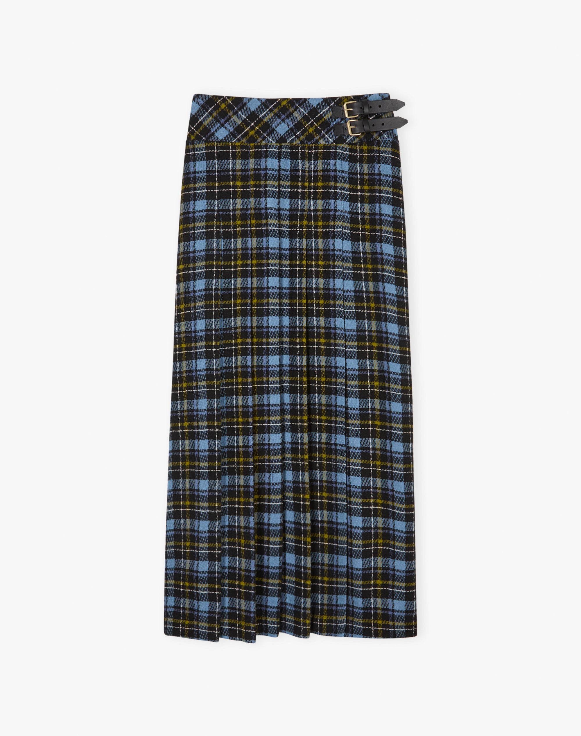 Plaid Side Split Kilt