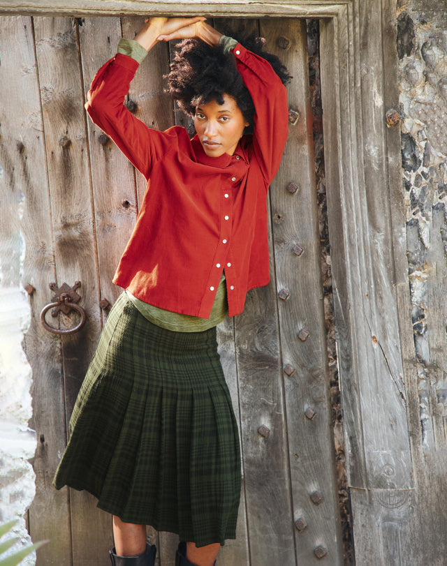 Check Pleated Kilt