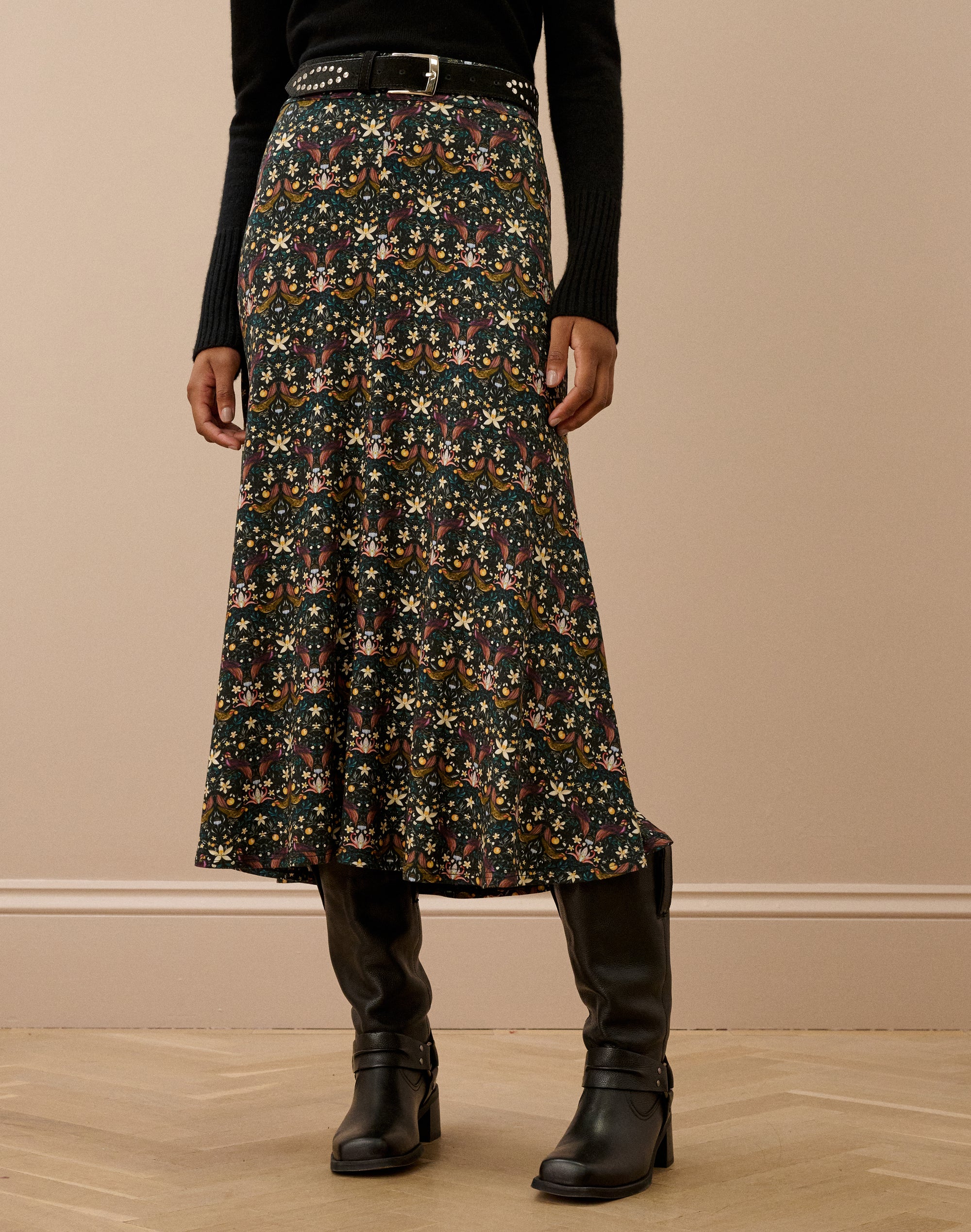 Liberty Print Jersey Skirt