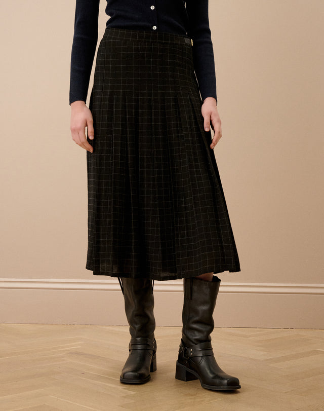 Graphic Check Kilt