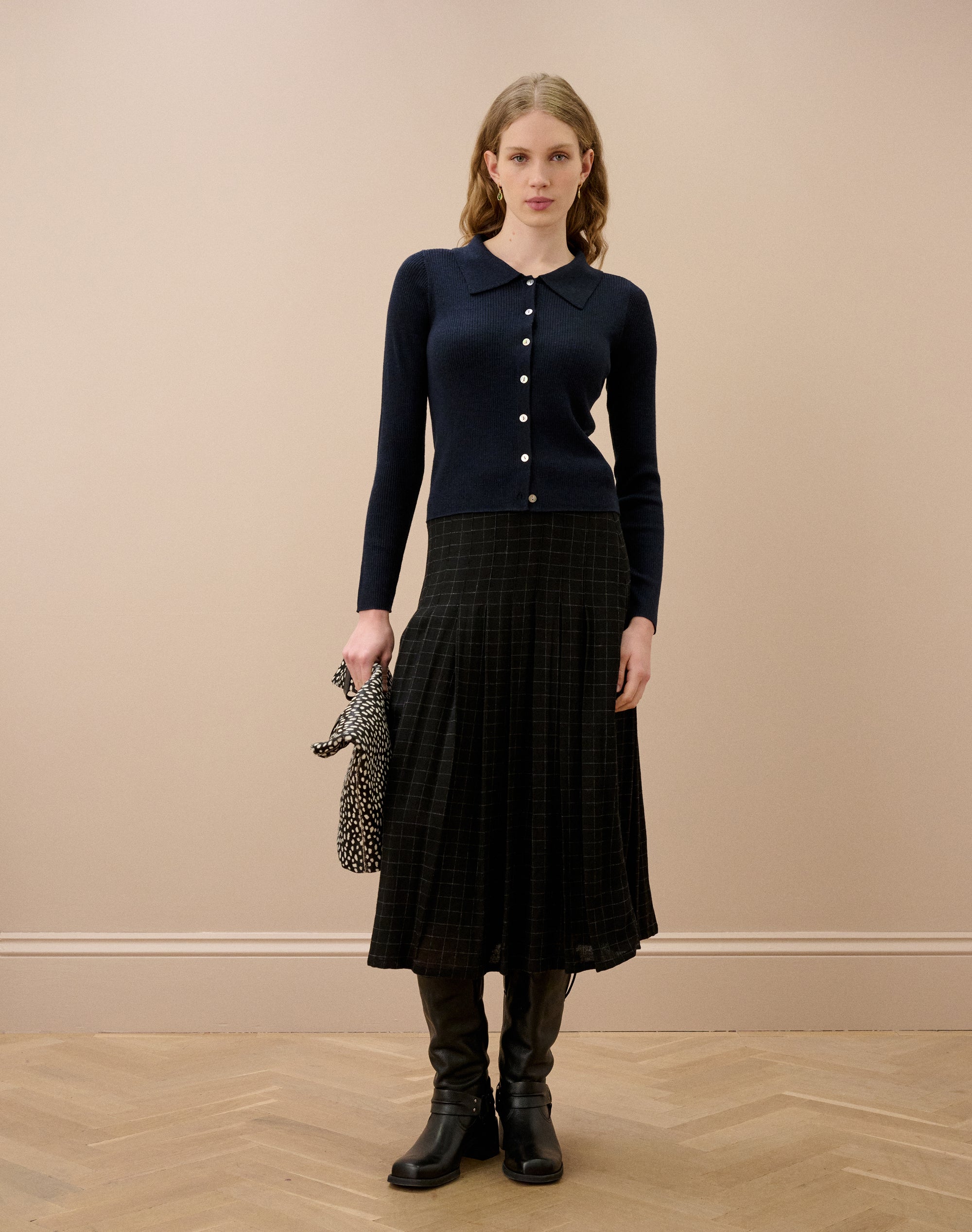Graphic Check Kilt