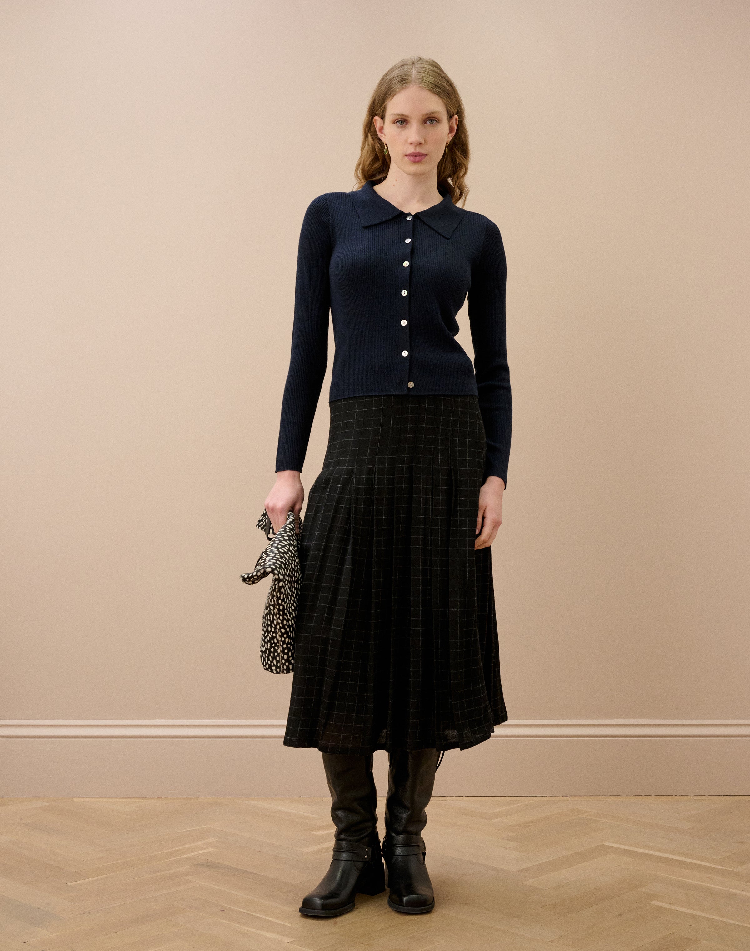 Graphic Check Kilt