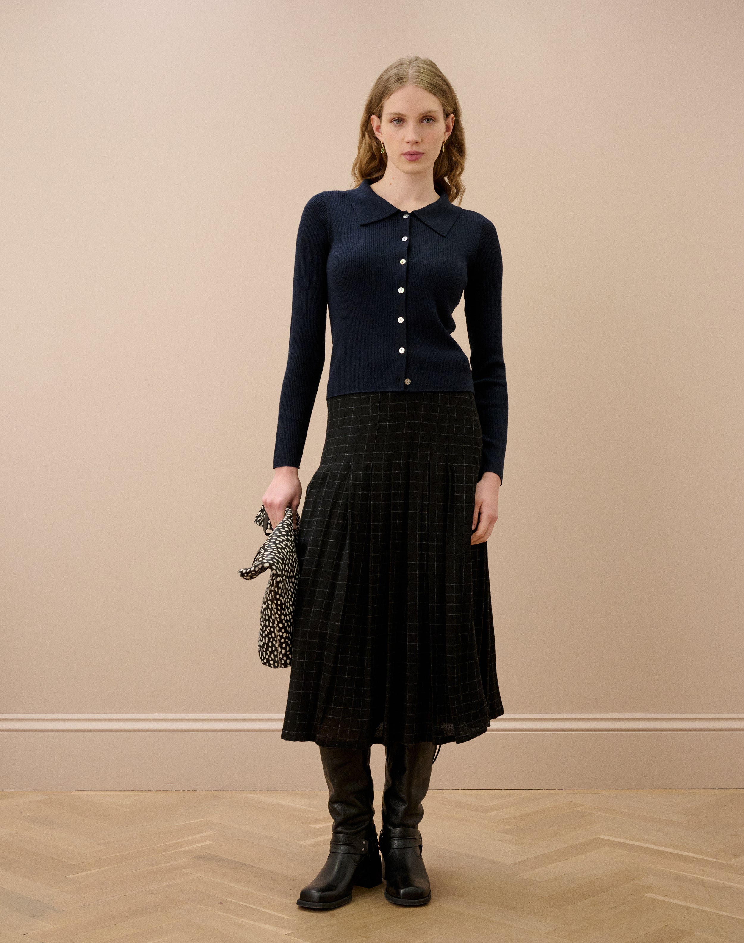 Graphic Check Kilt