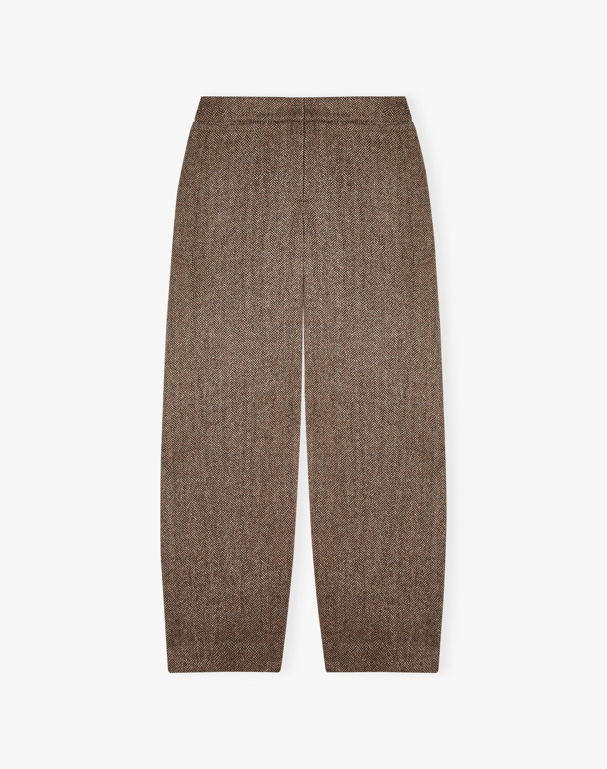 Herringbone Wool Trousers