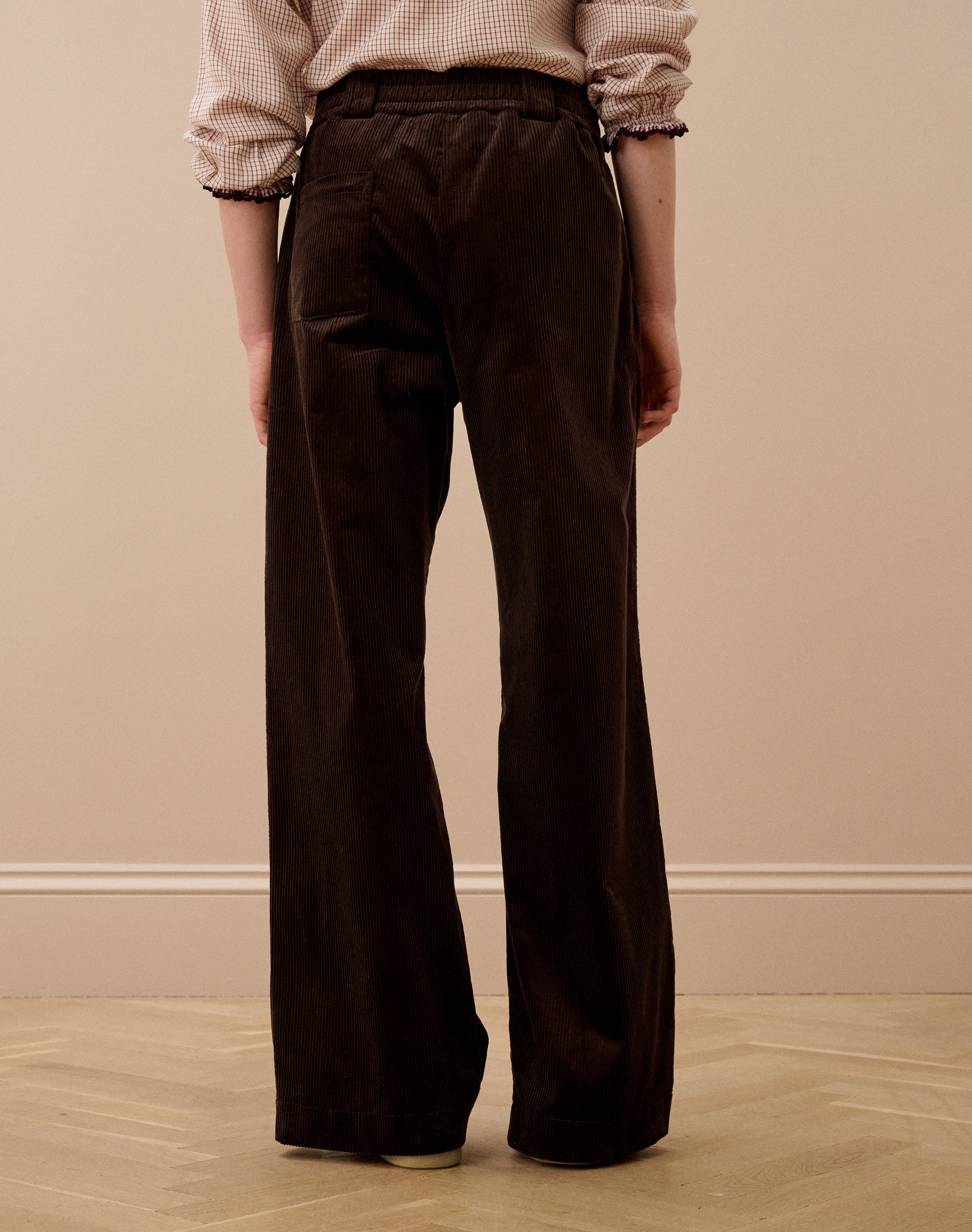 Organic Corduroy Wide Leg Trousers