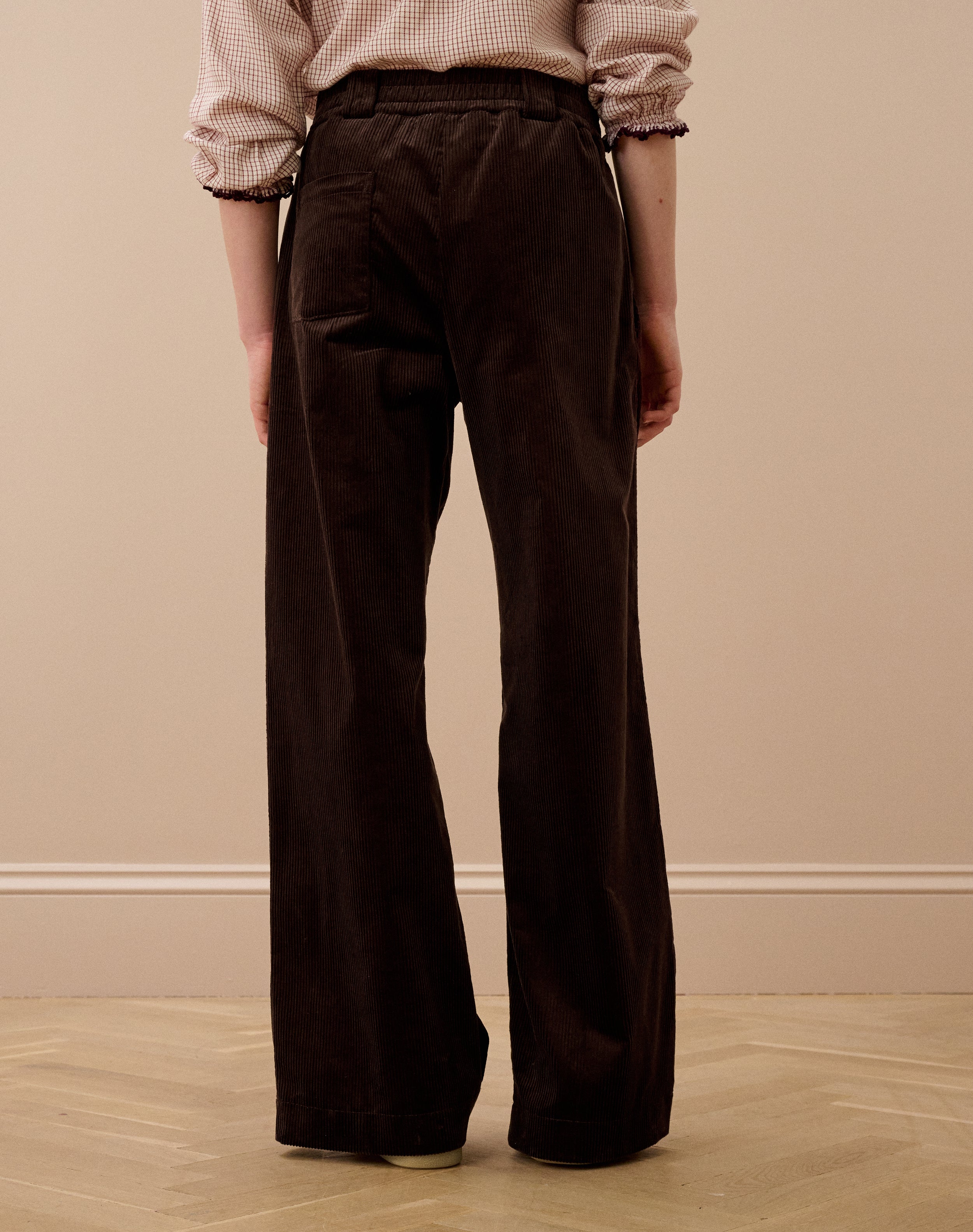 Organic Corduroy Wide Leg Trousers