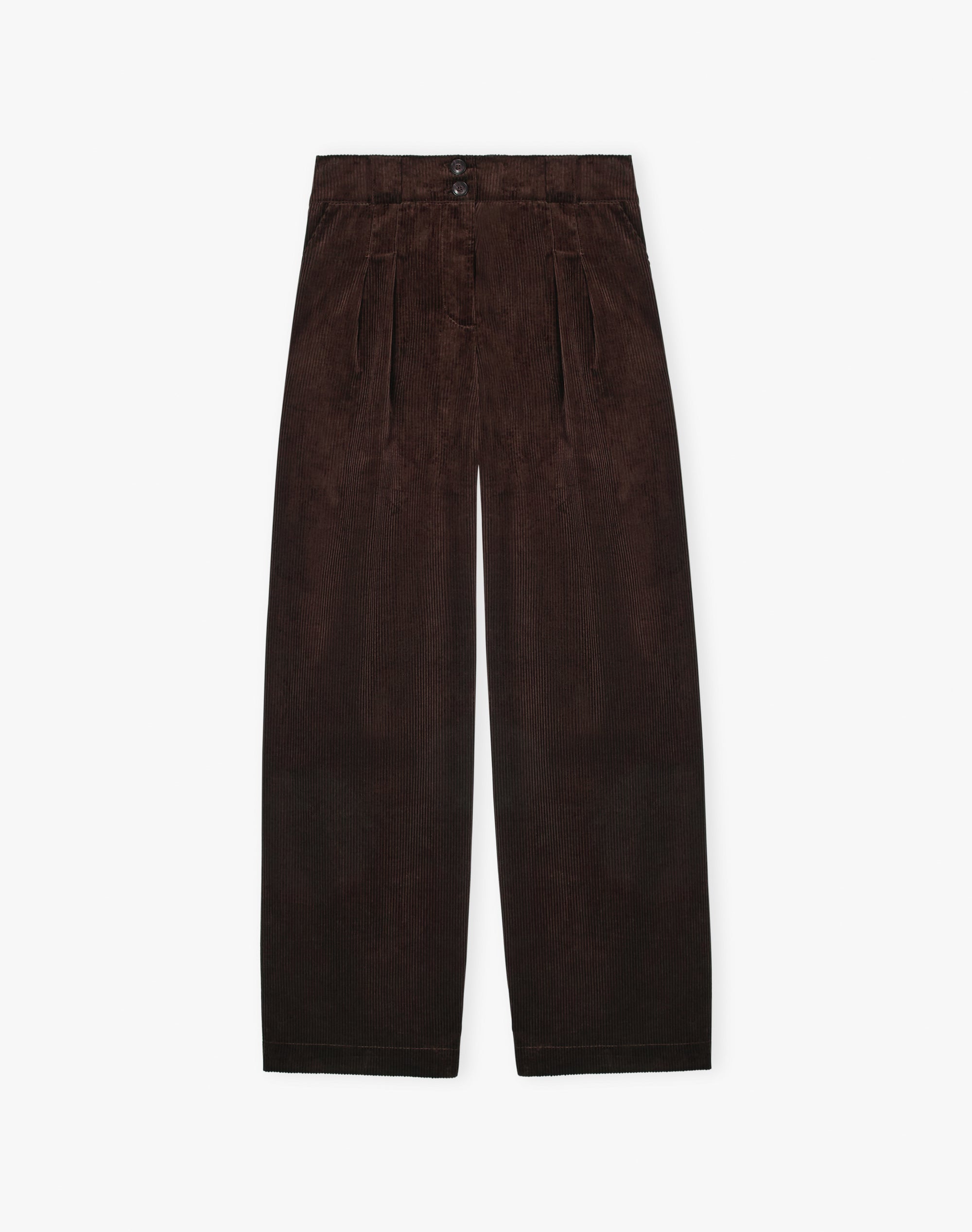 Organic Corduroy Wide Leg Trousers