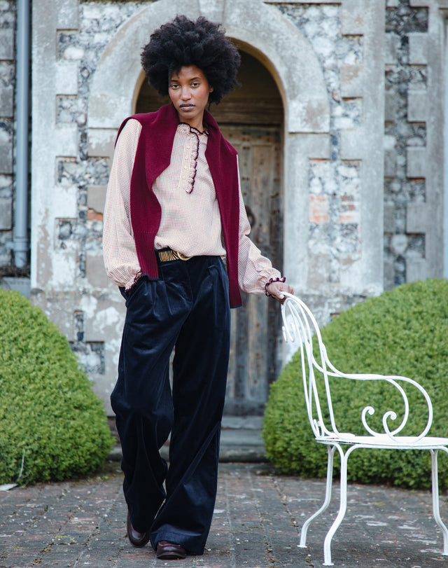 Organic Corduroy Wide Leg Trousers