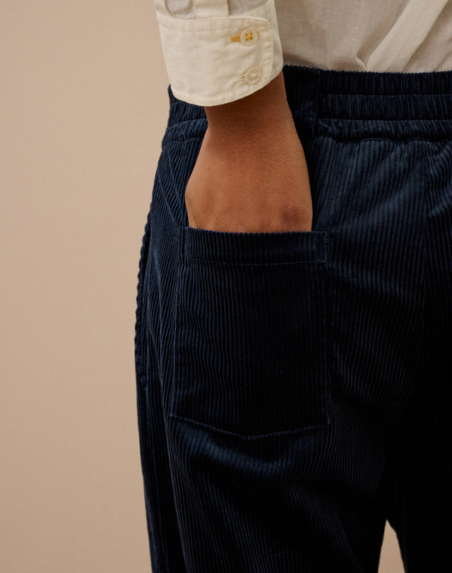 Organic Corduroy Wide Leg Trousers