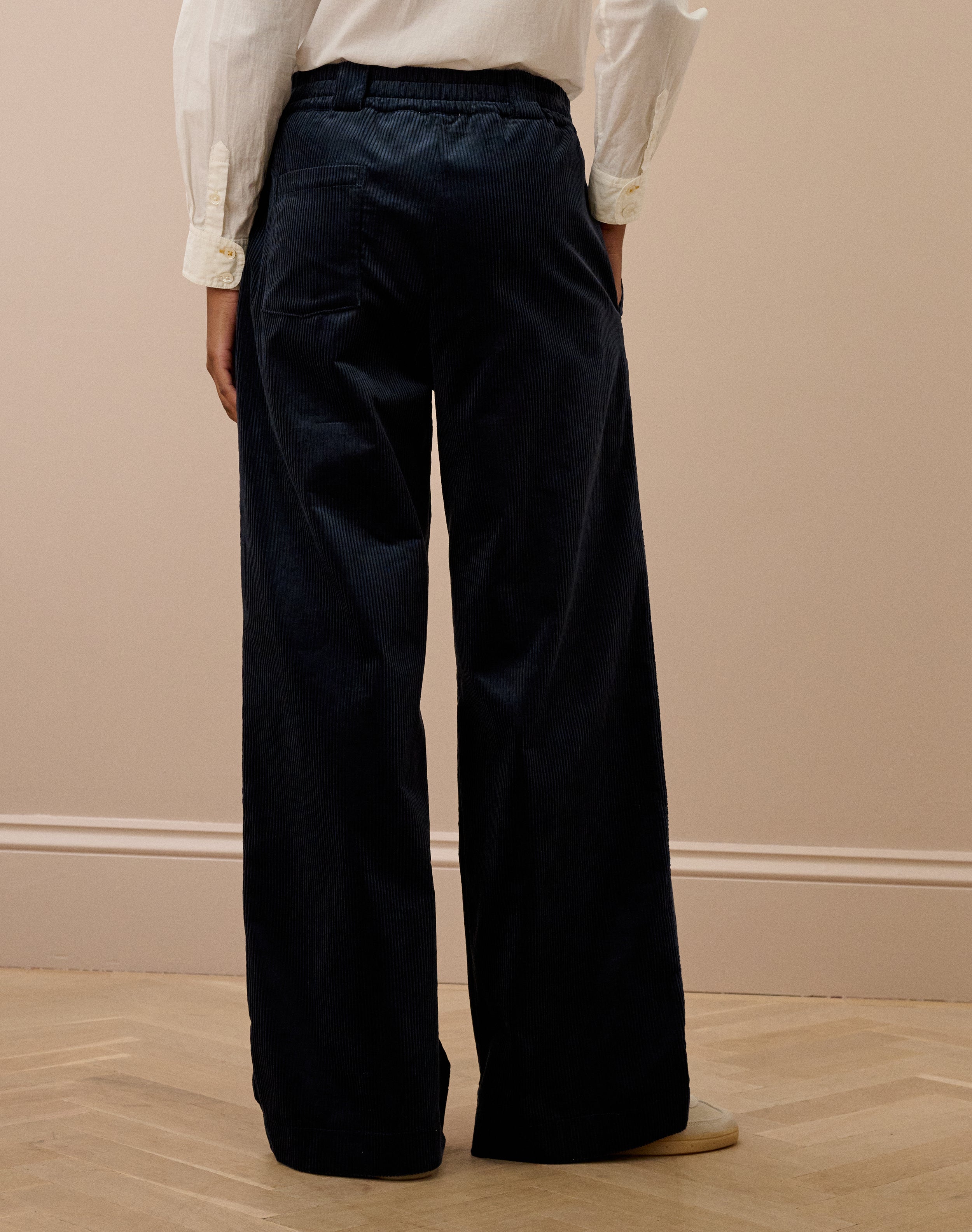 Organic Corduroy Wide Leg Trousers