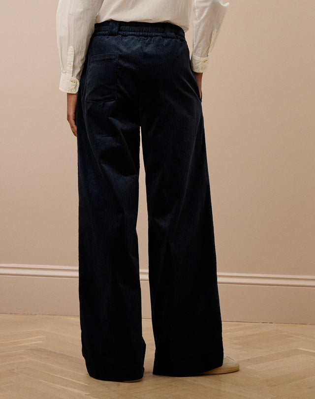 Organic Corduroy Wide Leg Trousers