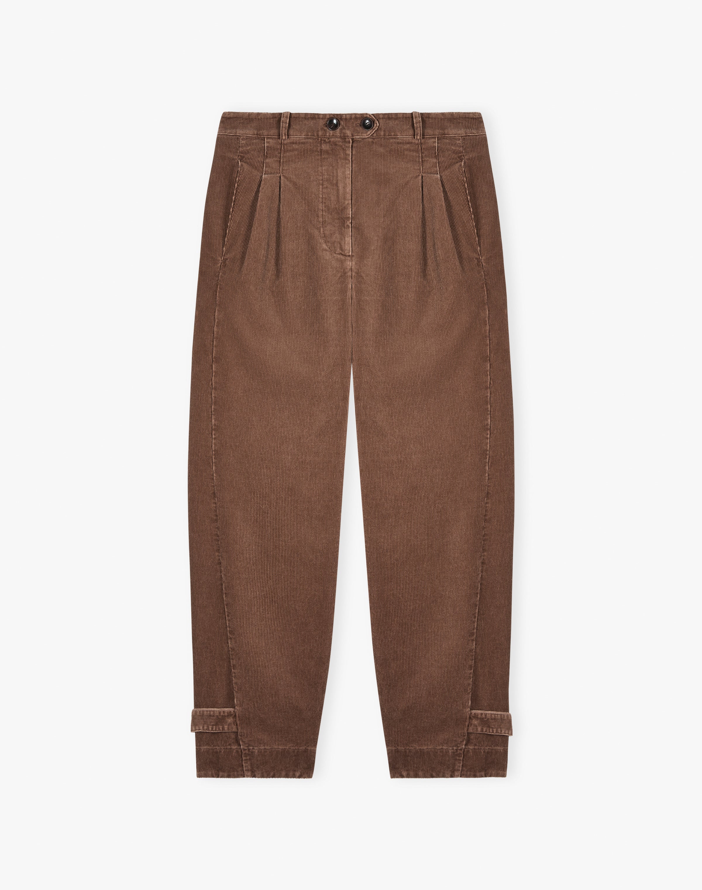 Laundered Organic Cord Cargo Trousers