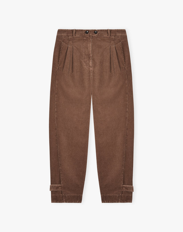 Laundered Organic Cord Cargo Trousers