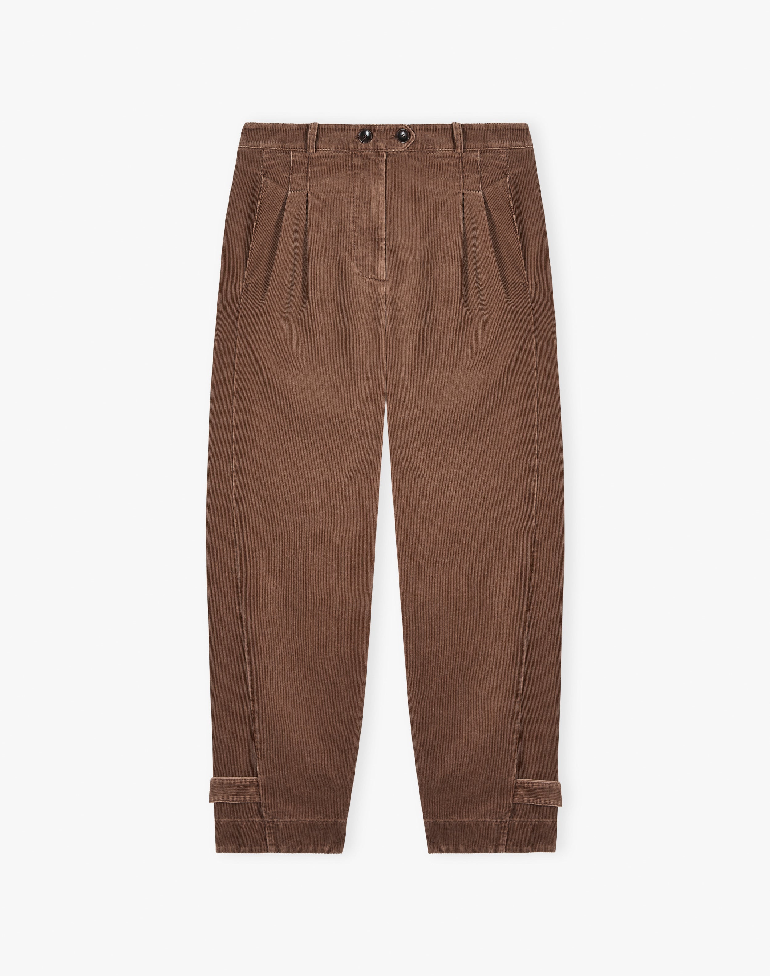 Laundered Organic Cord Cargo Trousers