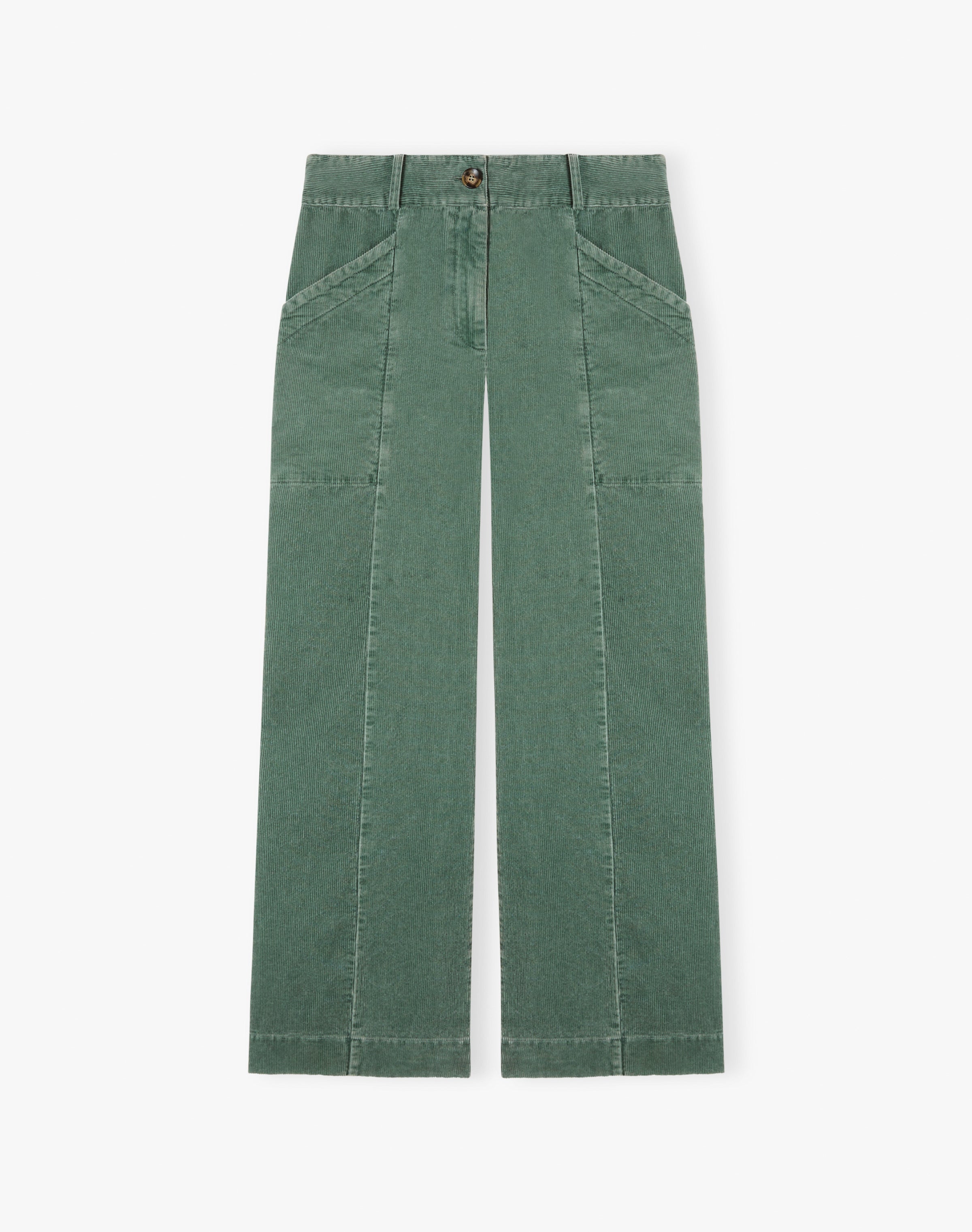 Laundered Organic Cord Pull On Trousers