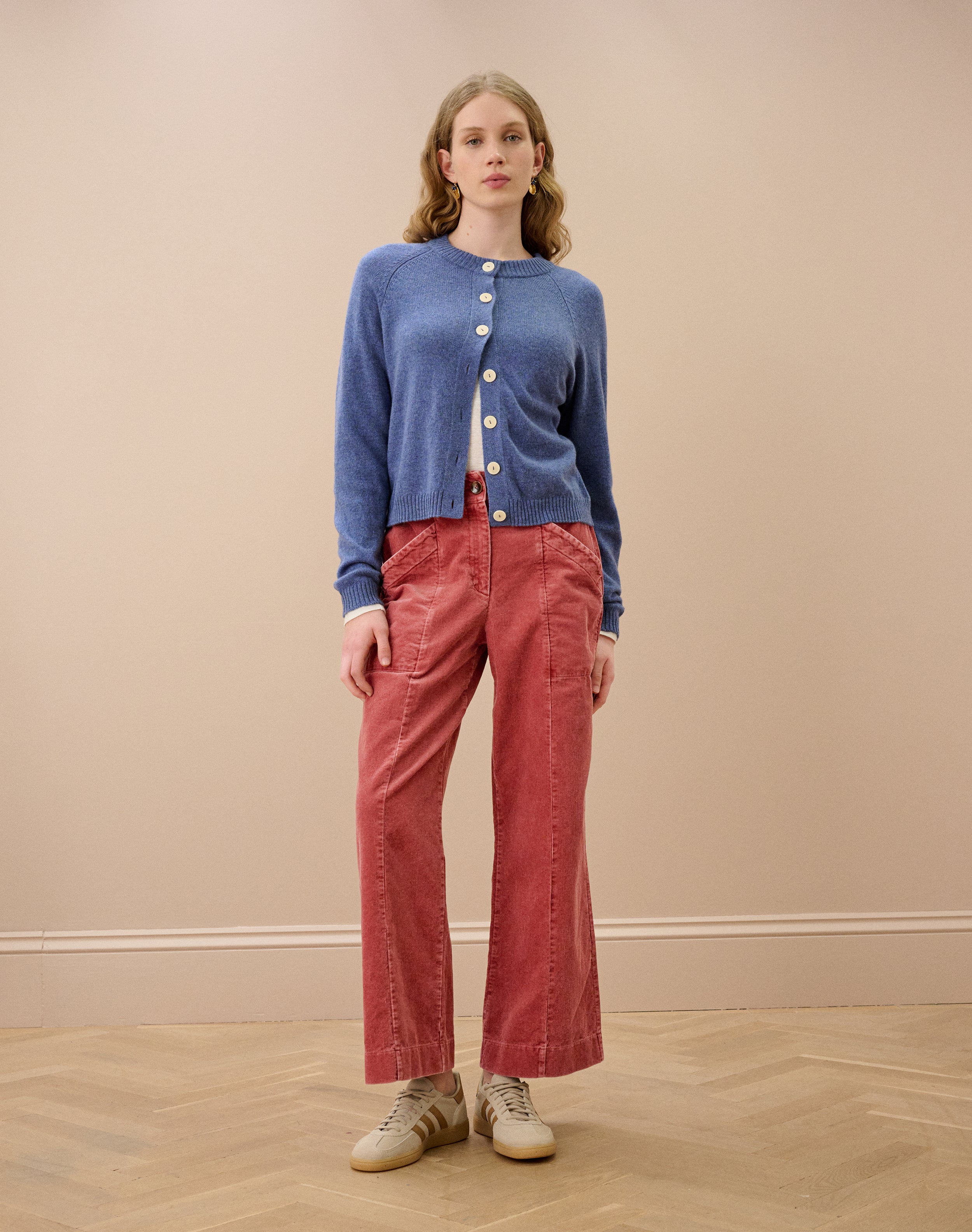 Laundered Organic Cord Pull On Trousers
