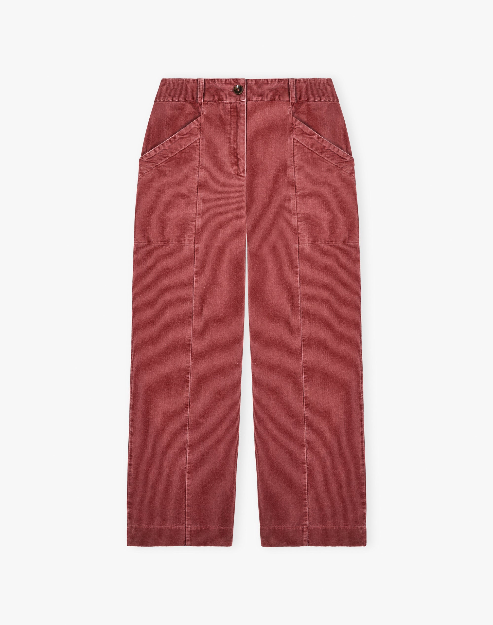 Laundered Organic Cord Pull On Trousers
