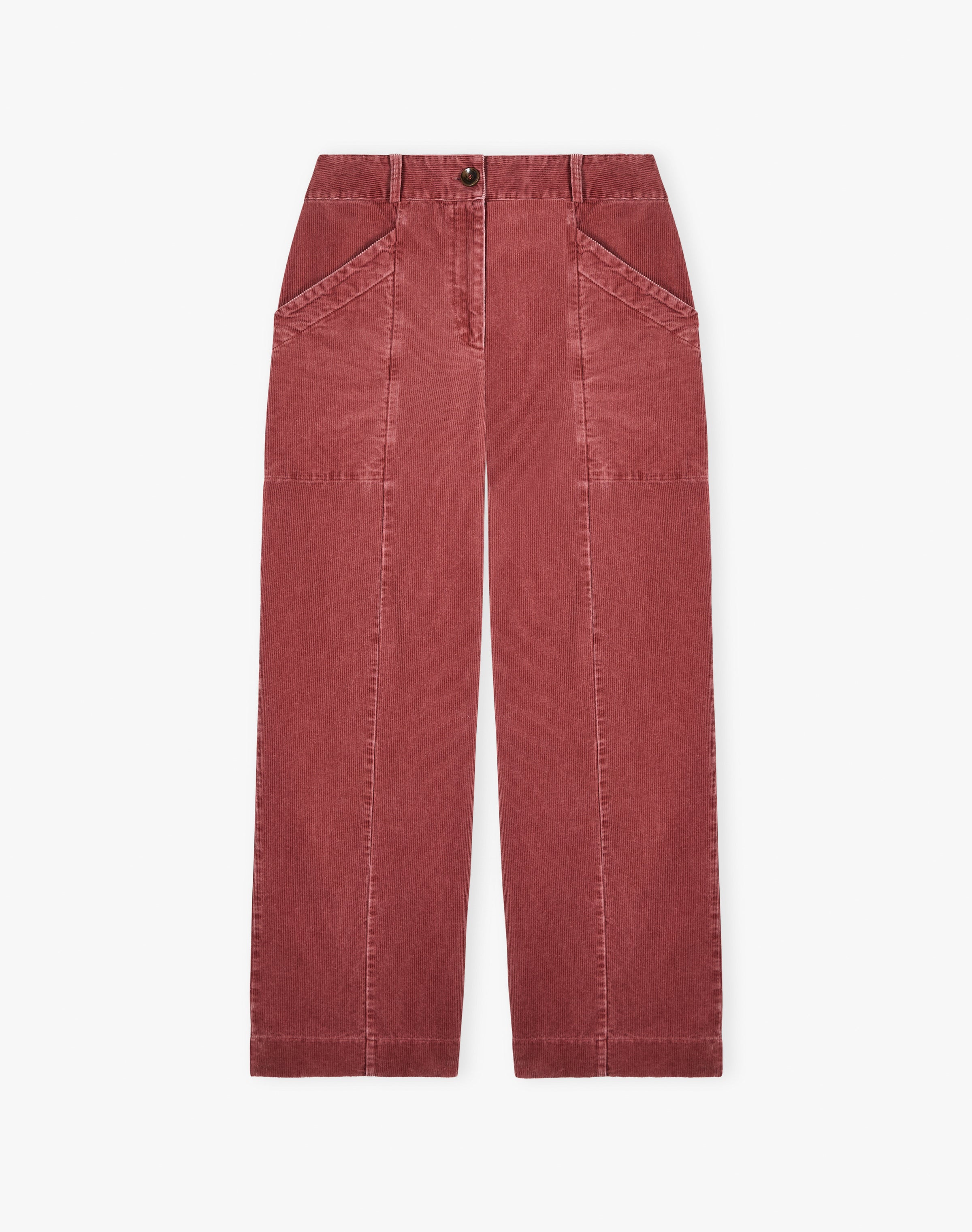 Laundered Organic Cord Pull On Trousers